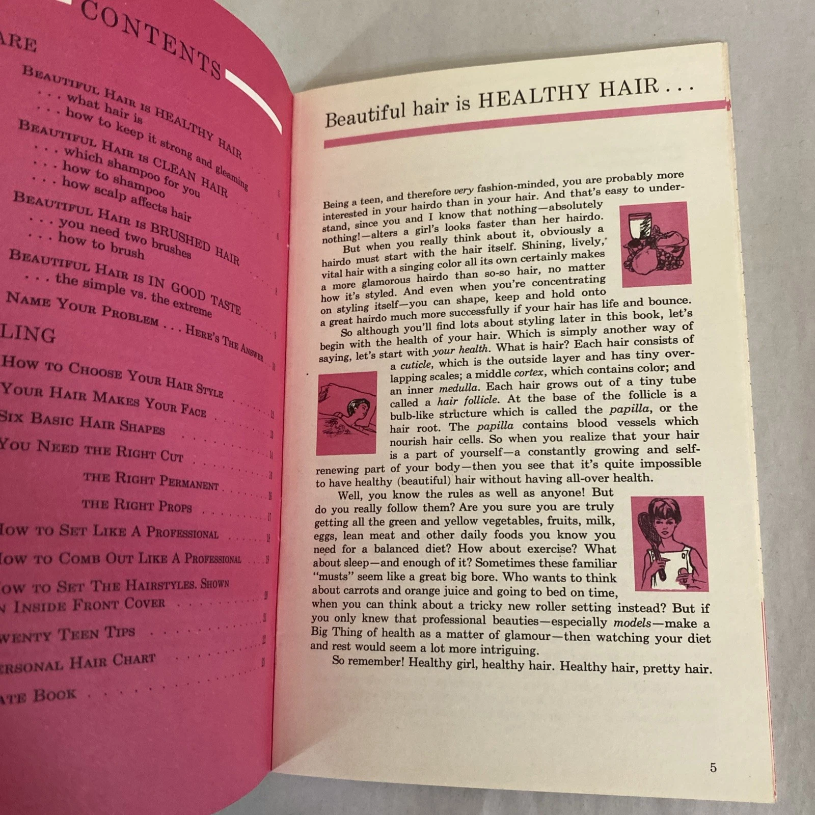Lot 2 Vintage Breck The Story of Beautiful Hair Booklets + Junior Miss Cover Set - Image 7