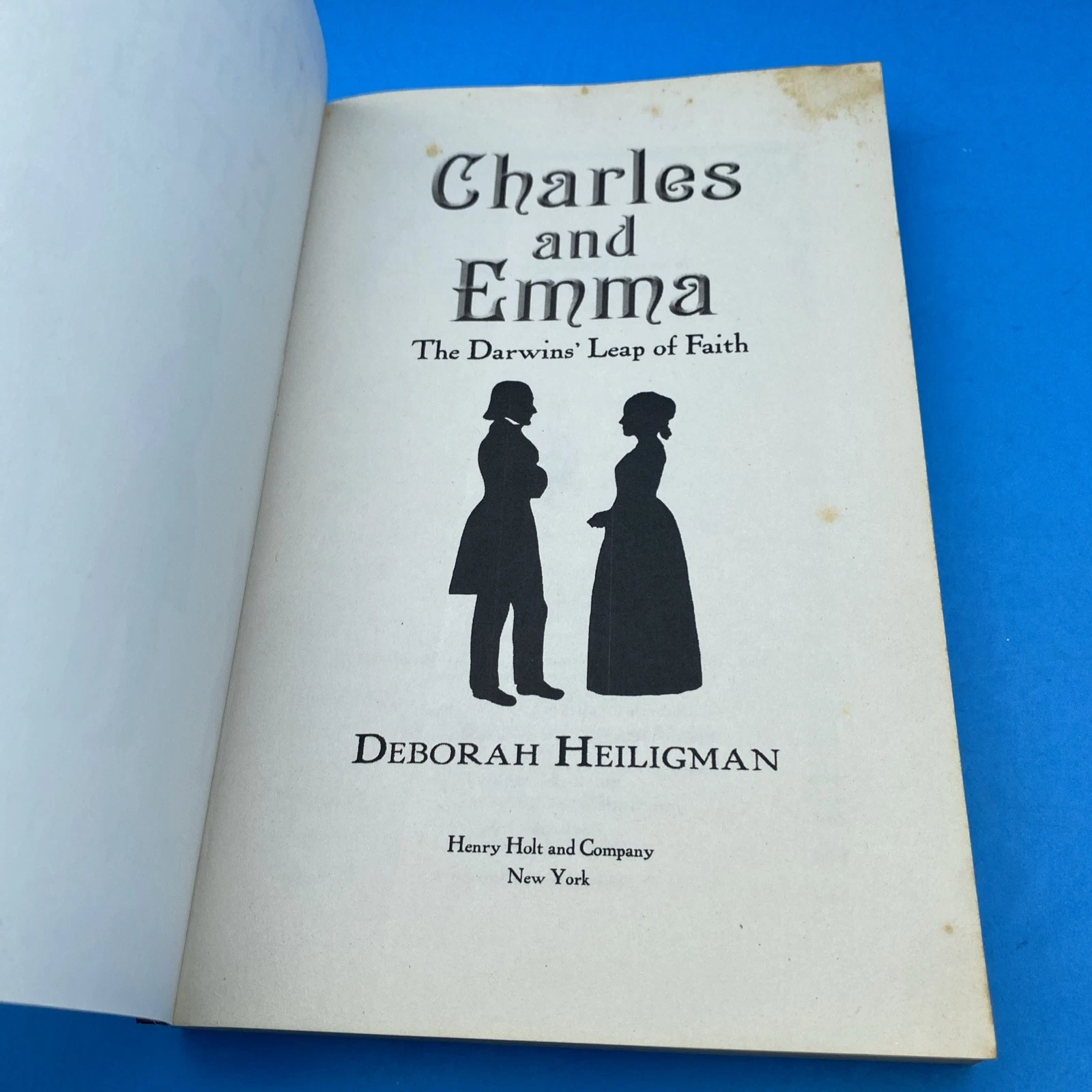 Charles and Emma ARC Uncorrected Proof w/ Tim Jones Publisher Note Holt 2009 1st - Image 3