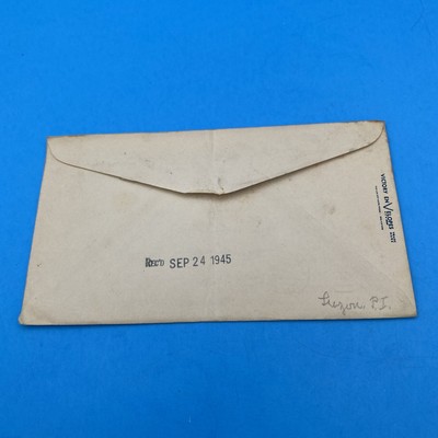 United States Patriotic Cover 1945 America The Arsenal Of Democracy With Letter - Image 2