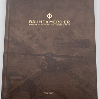 Baume Mercier Watch Manual Book Dealer Catalog 2016-2017