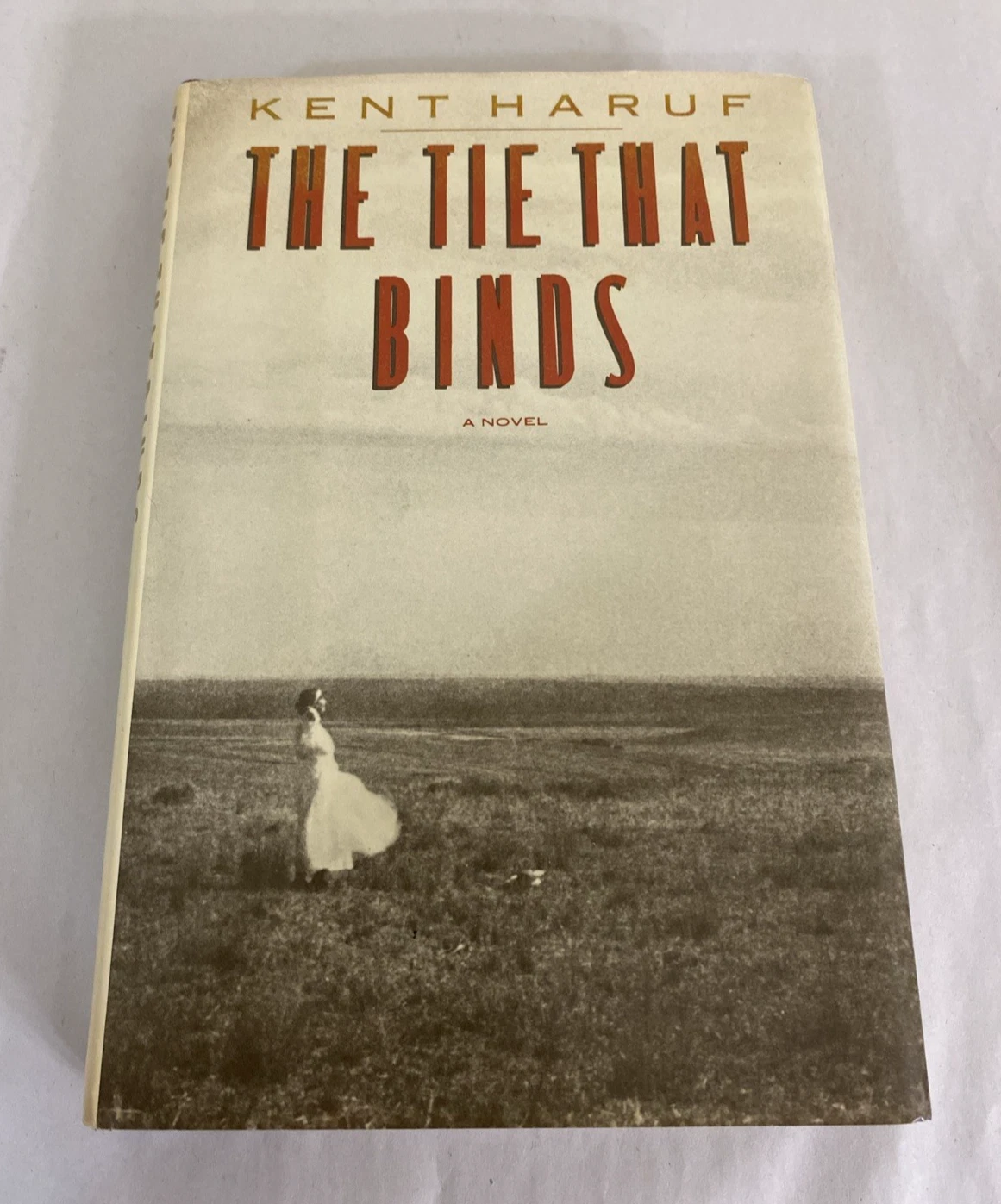 1984 The Tie That Binds Kent Haruf First Edition 1st Printing w/ Dust Jacket HRW