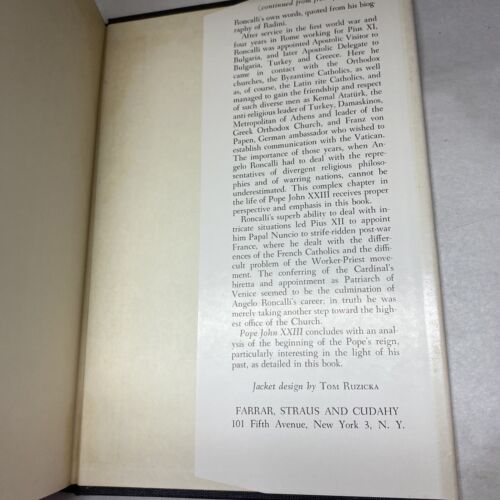 Pope John XXIII: An Authoritative Biography, Zsolt Aradi, 1959 1st printing - Image 8