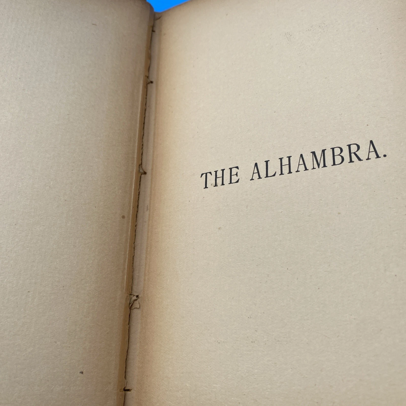 1889 The Alhambra Washington Irving Pollard & Moss Scarce Antique Hardcover Book - Image 9