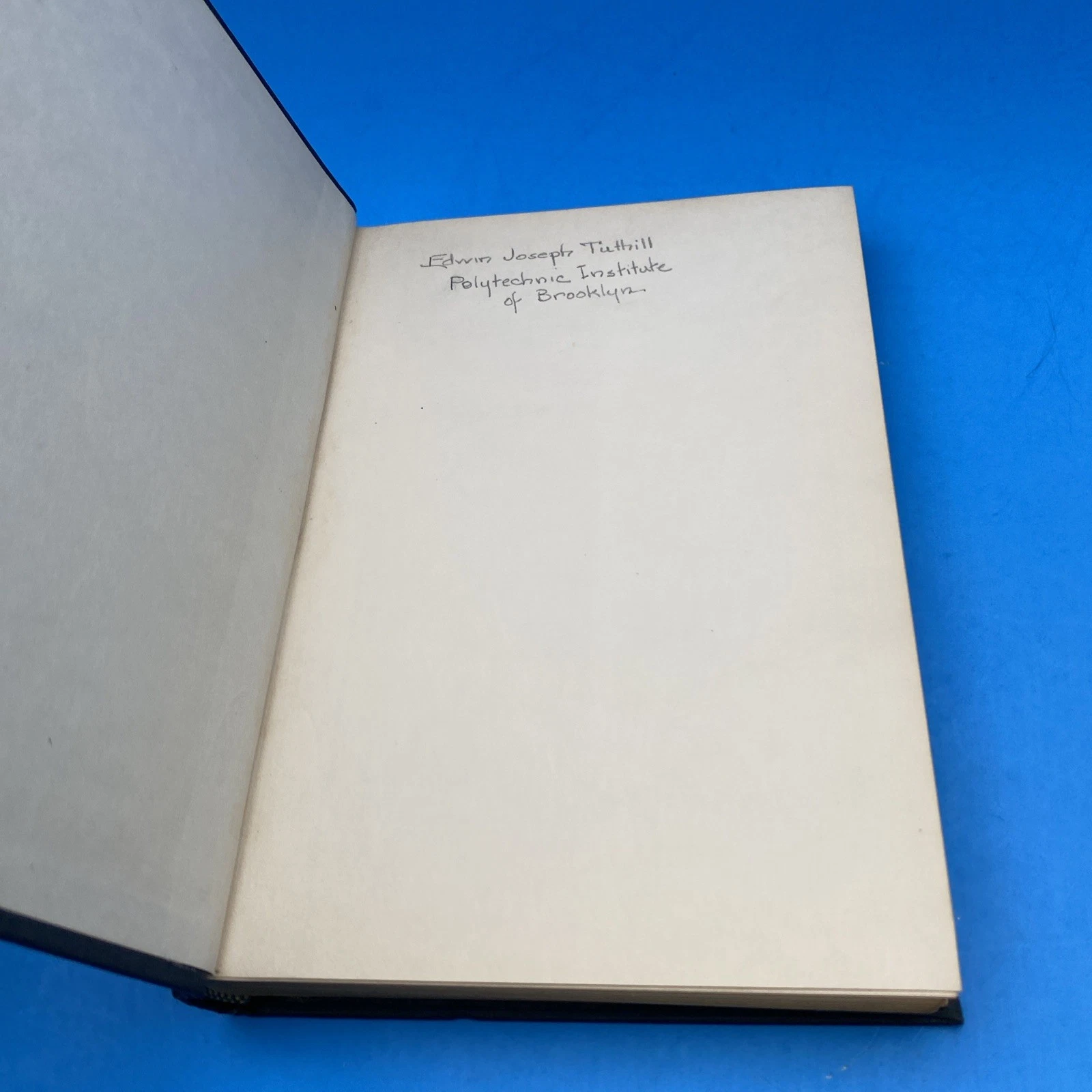 1933 Cohen Differential Equations 2nd Ed Tuthill Polytechnic Brooklyn Provenance - Image 2