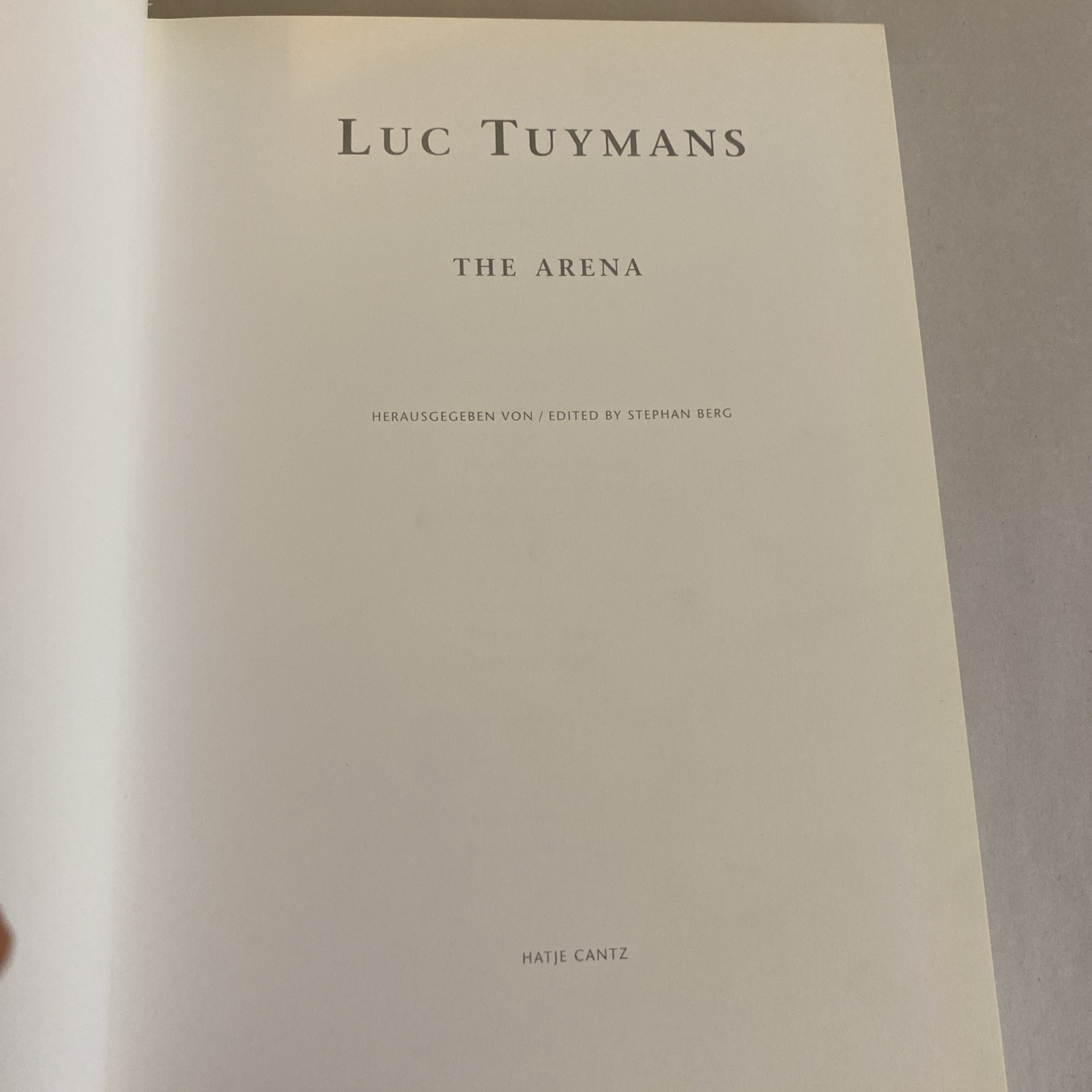 Luc Tuymans. The Arena Stephan Berg - Image 5