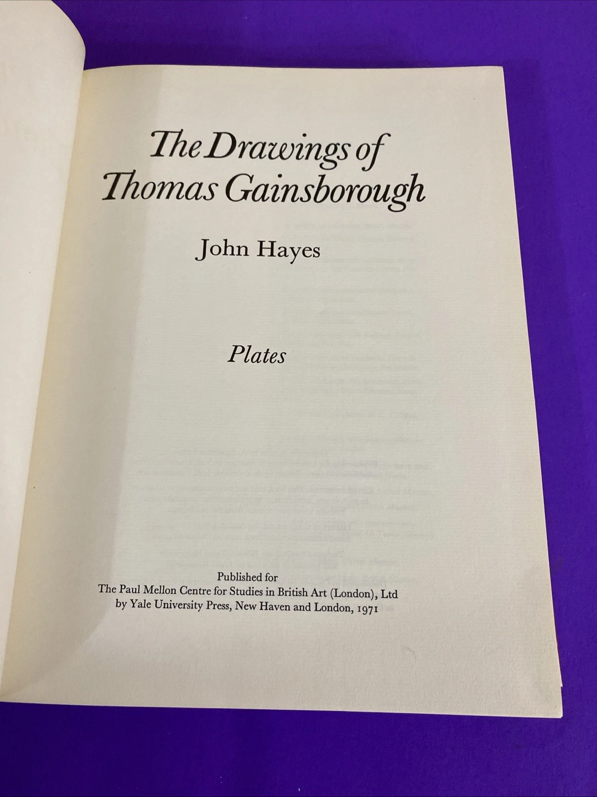 John Hayes Drawings of Thomas Gainsborough Vol II Plates 1971 Yale Art Book w DJ - Image 6