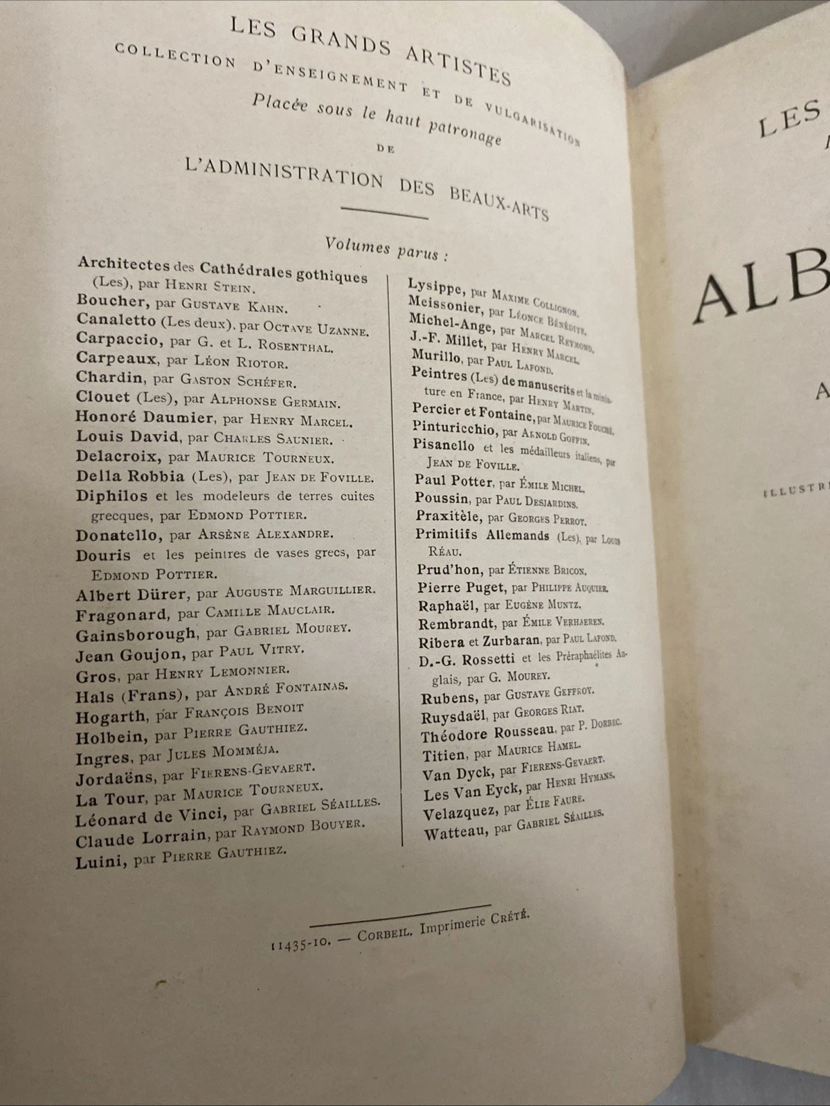 Albert Dürer Biographie Critique Marguillier Les Grands Artistes Leatherbound 24 - Image 11