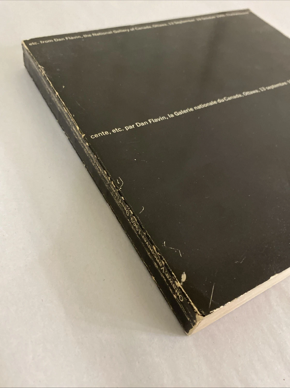 1969 Dan Flavin Light Art Monograph – Galerie Nationale du Canada 1st Ed - Image 3