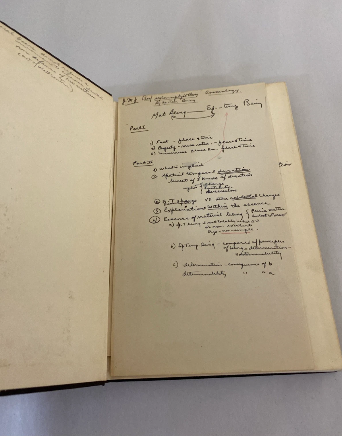 1950–51 Catholic Seminary Set: Cosmology & Epistemology w/ Notes & Papers - Image 12