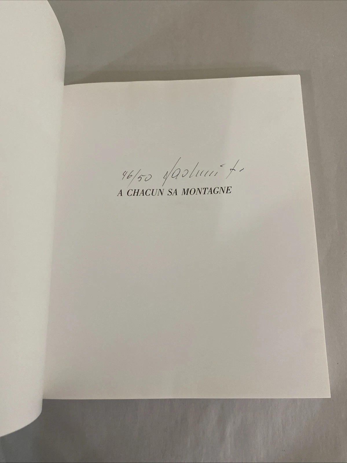 A Chacun Sa Montagne 1995 Signed Ltd 46/50 Swiss Alpine Art Catalog - Image 6