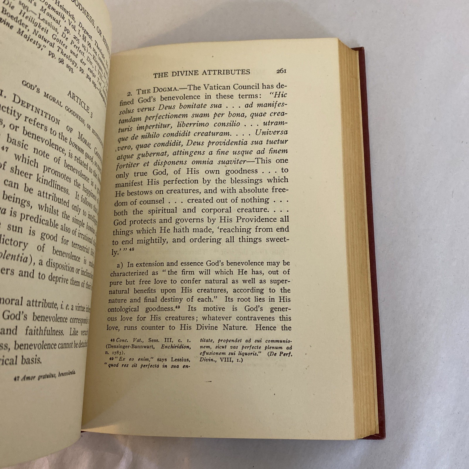 Joseph Pohle GOD: HIS KNOWABILITY, ESSENCE, AND ATTRIBUTES B. Herder Book 1945 - Image 9