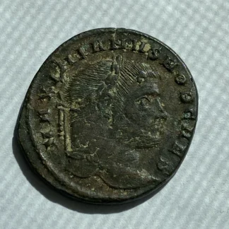 Roman Empire Galerius Maximianus AE Follis Bronze Coin AD 293-311