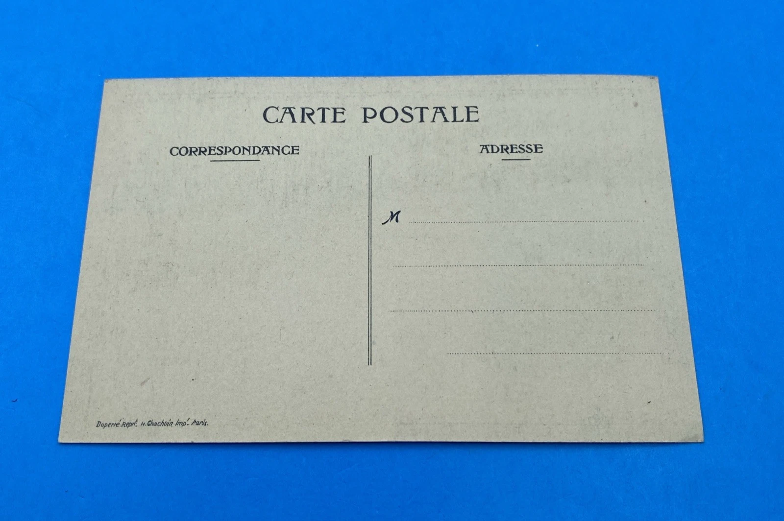 La Tour d’Argent Paris postcard Frédéric Delair duck press, unused c1920s-30s ad - Image 2