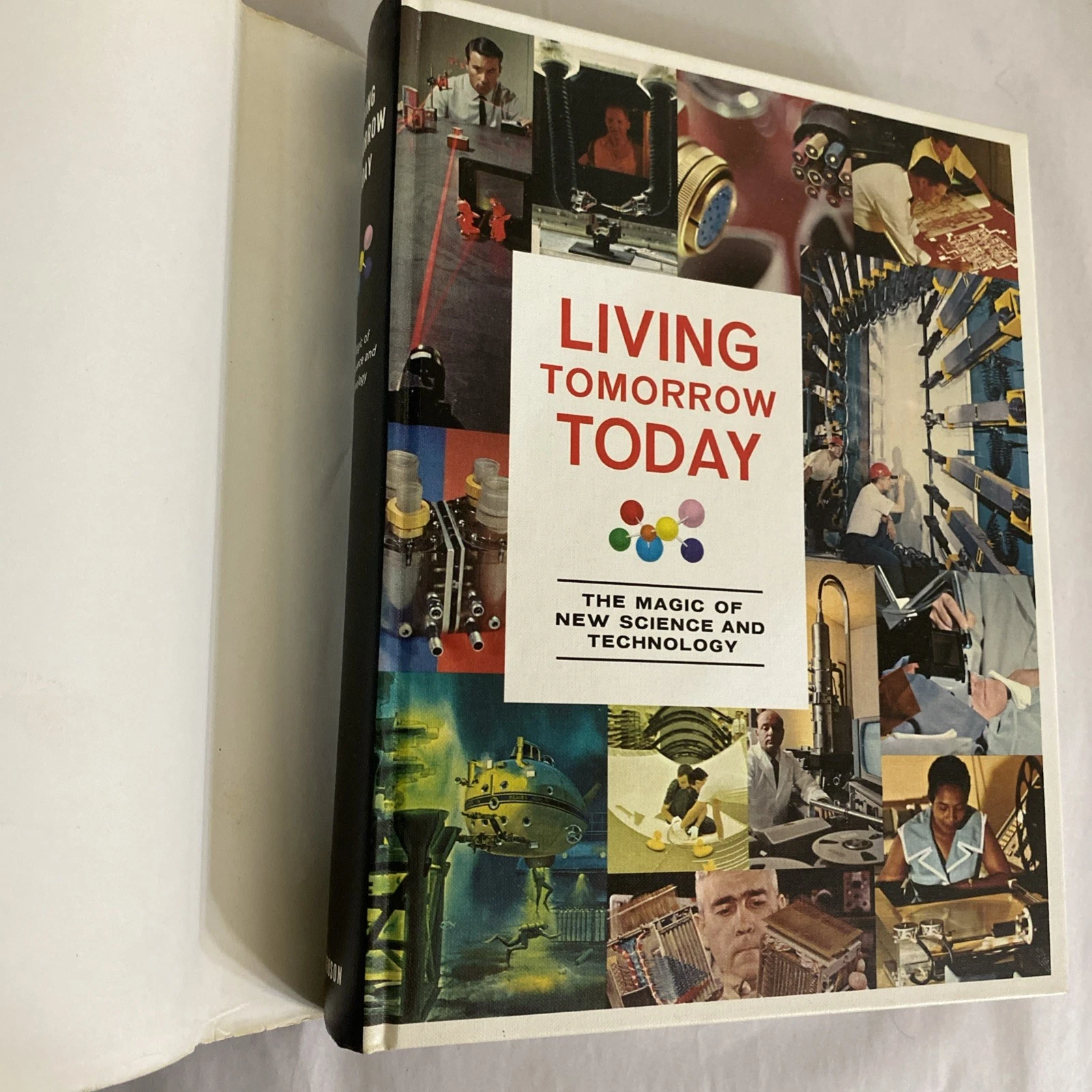1969 Living Tomorrow-Today! Magic of New Science & Technology DJ Casewrap Illust - Image 4
