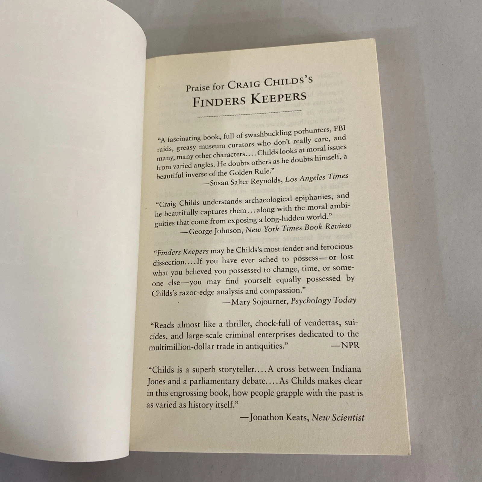 Finders Keepers: A Tale of Archaeological Plunder and Obsession - Signed - Image 2
