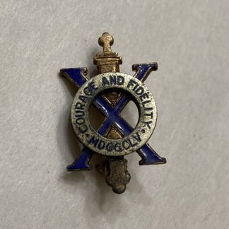 10th Infantry Regiment Badge Enamel Pin Courage and Fidelity Badge NS Meyer Inc.