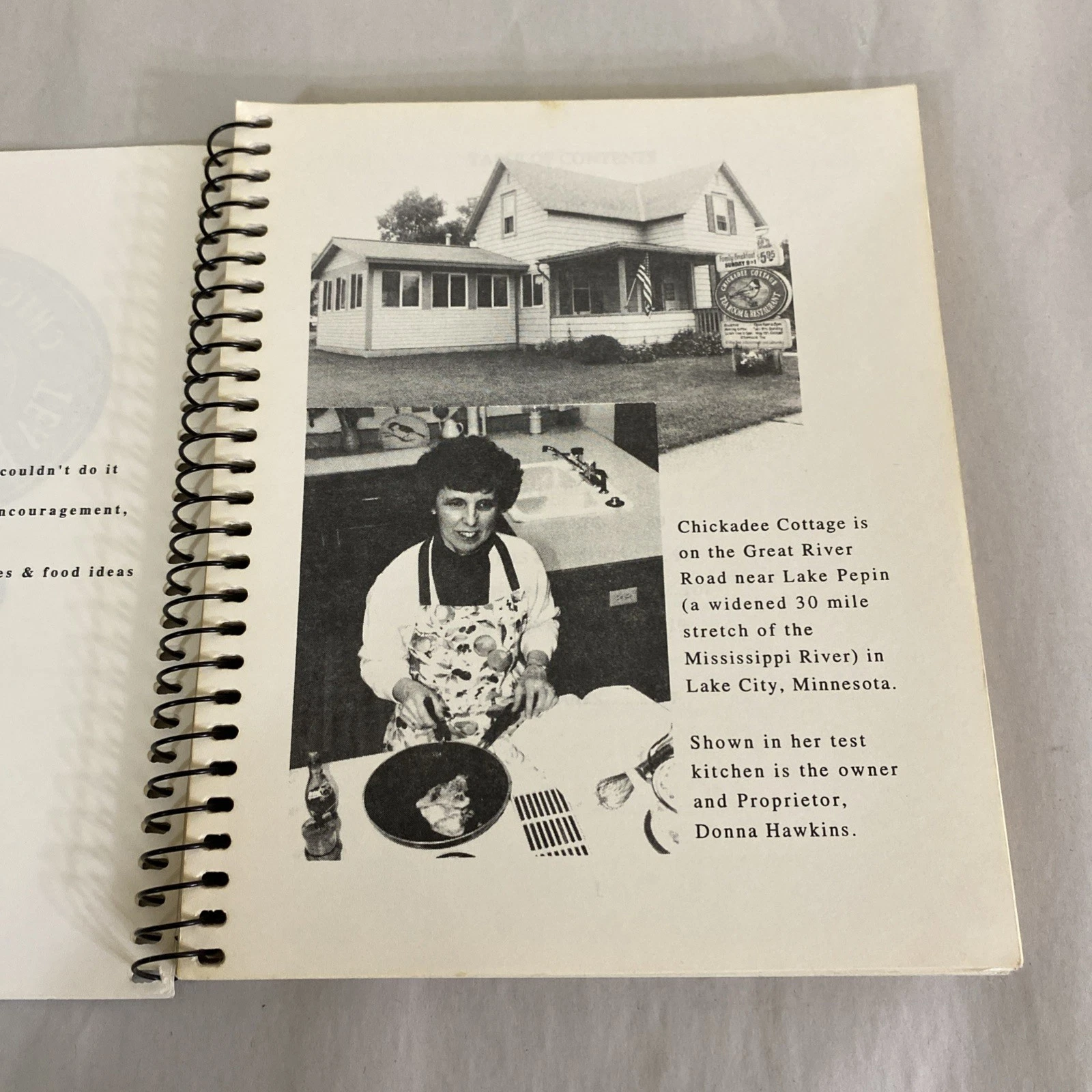Chickadee Cottage Cookbook I & II Lake City MN Tea Room Spiral Vintage Set 1990s - Image 4
