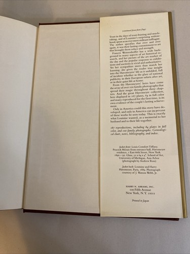 The Havemeyers Signed By Frances Weitzenhoffer Hardcover Book - Image 9
