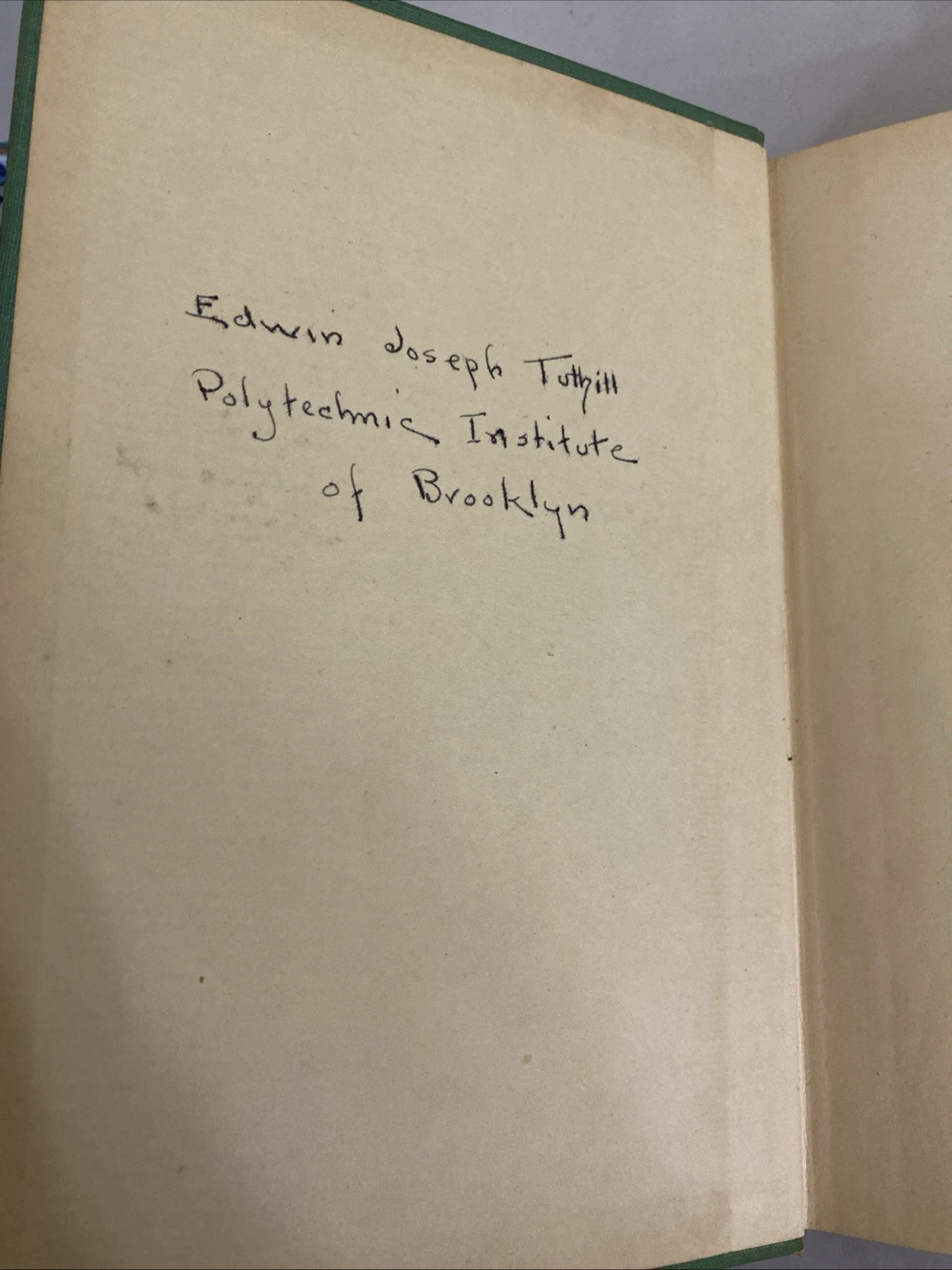 1940 Macmillan Elementary Organic Chem LabManual Adams & Johnson Poly Brooklyn N - Image 3