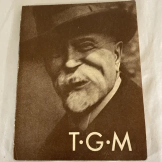 1938 T.G.M. Czech Masaryk Memorial Book Prague Red Cross Tribute