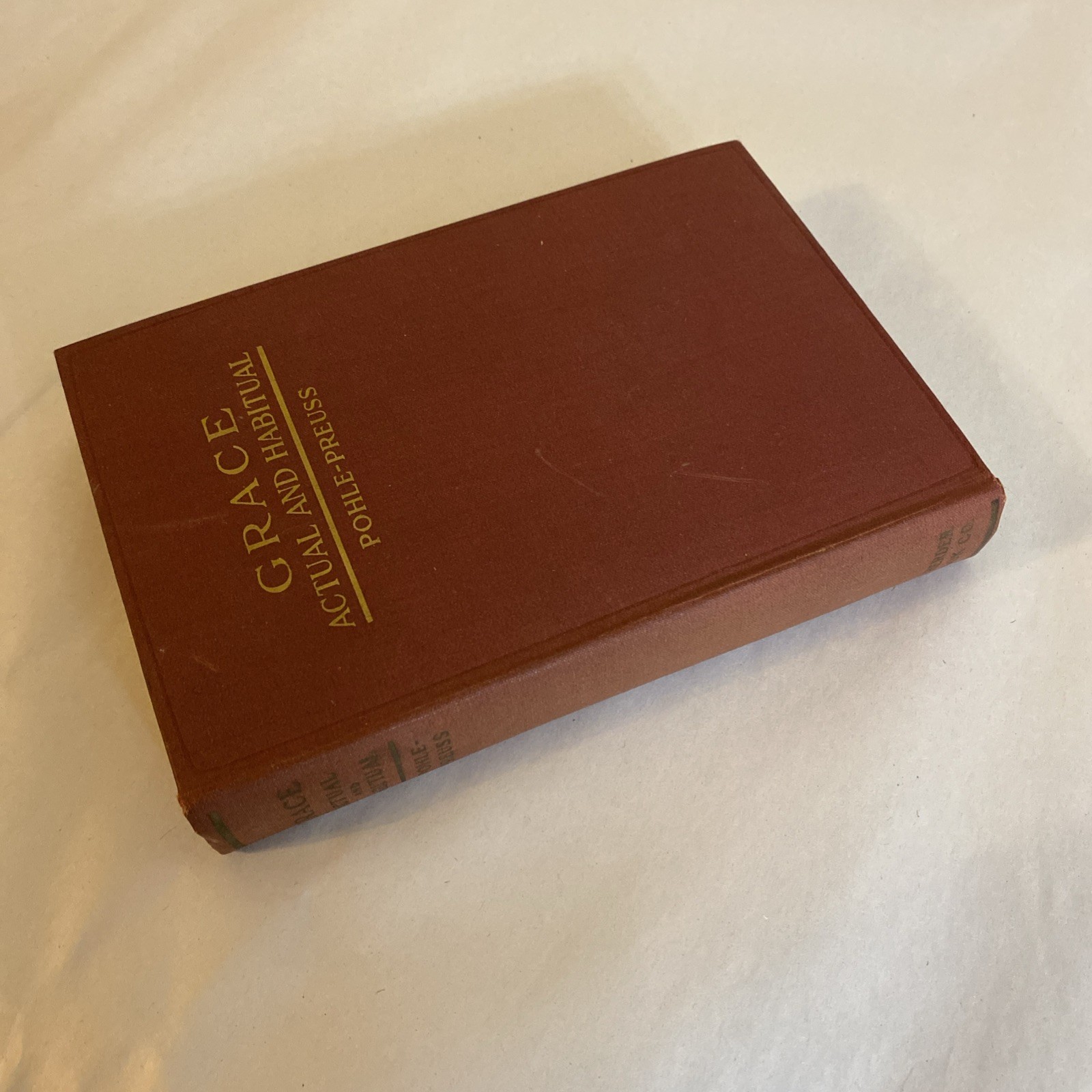 GRACE ACTUAL & HABITUAL, Joseph Pohle, Dogmatic Theology VII 1945 hardcover - Image 9