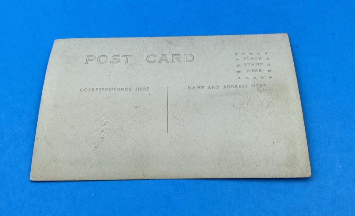 1914 USS Virginia Vera Cruz Mexico Mt Orizaba Wilson Photo RPPC AZO Rare US Navy - Image 4