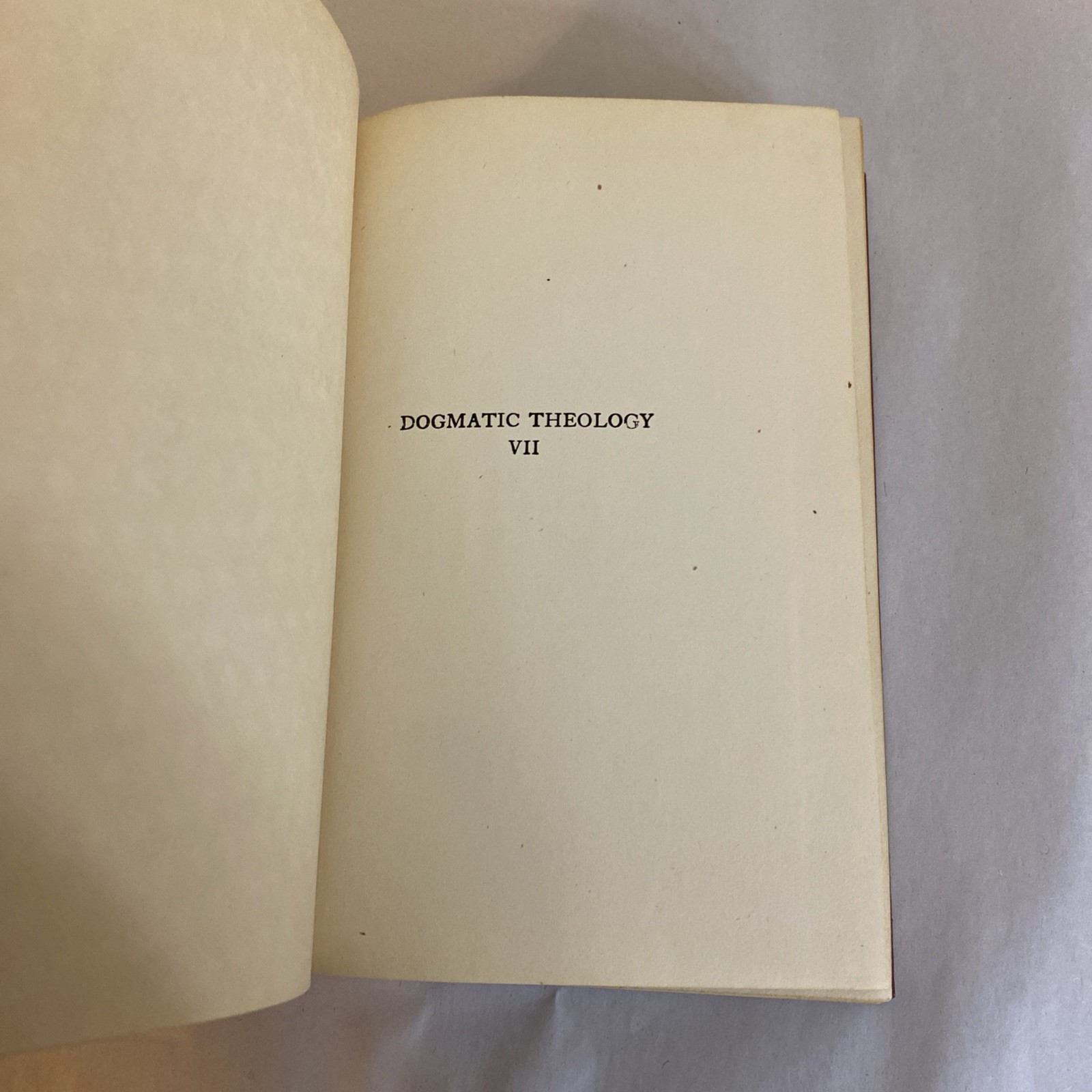 GRACE ACTUAL & HABITUAL, Joseph Pohle, Dogmatic Theology VII 1945 hardcover - Image 3
