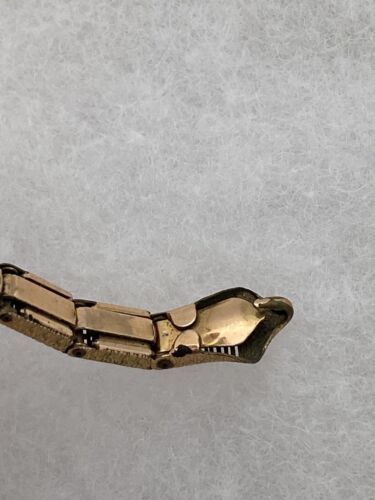 Art Deco 12k Gold-Filled Ladies Lustern Filigree Antique Watch Band - Image 8