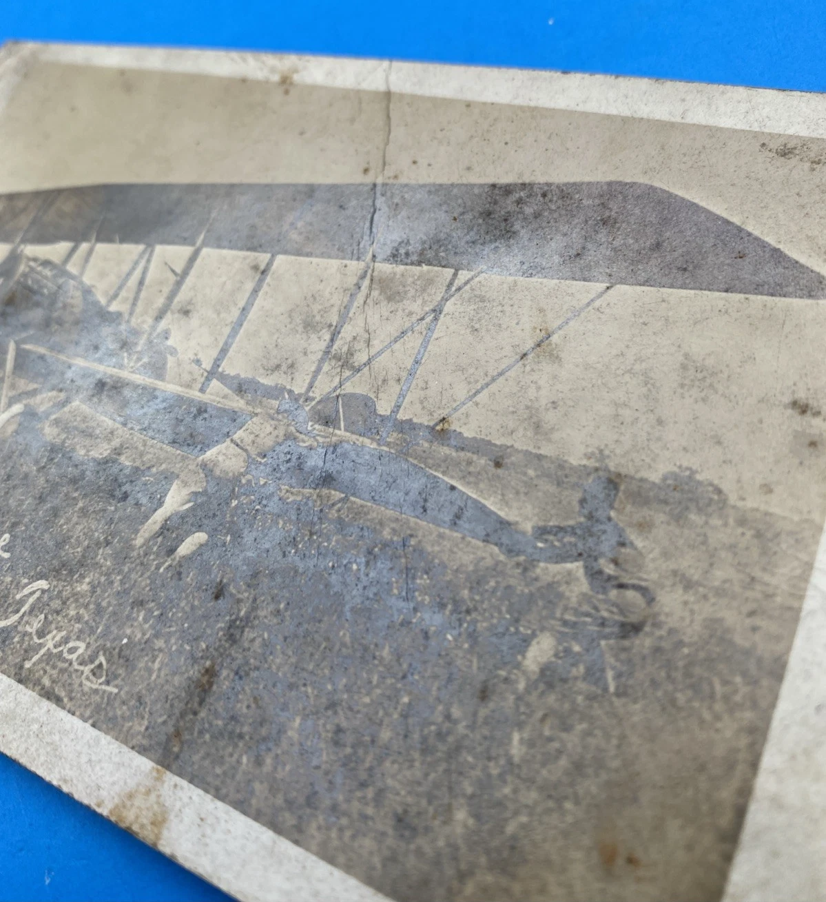 c.1917 Army Aeroplane RPPC South San Antonio TX Kelly Field WWI training biplane - Image 2
