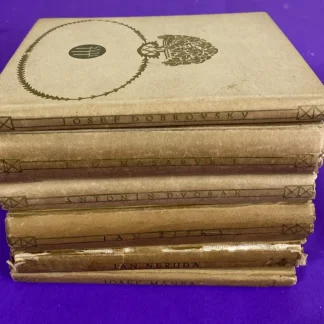 1920s Czech Zlatoroh SVU Manes 6 Book Lot Dvorak Masaryk Zizka Neruda