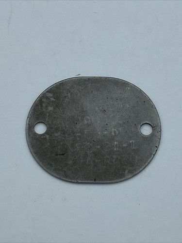 WWII 1943 Navy Naval Dog Tag T-12-27/43 USNR-AB-P - Image 4
