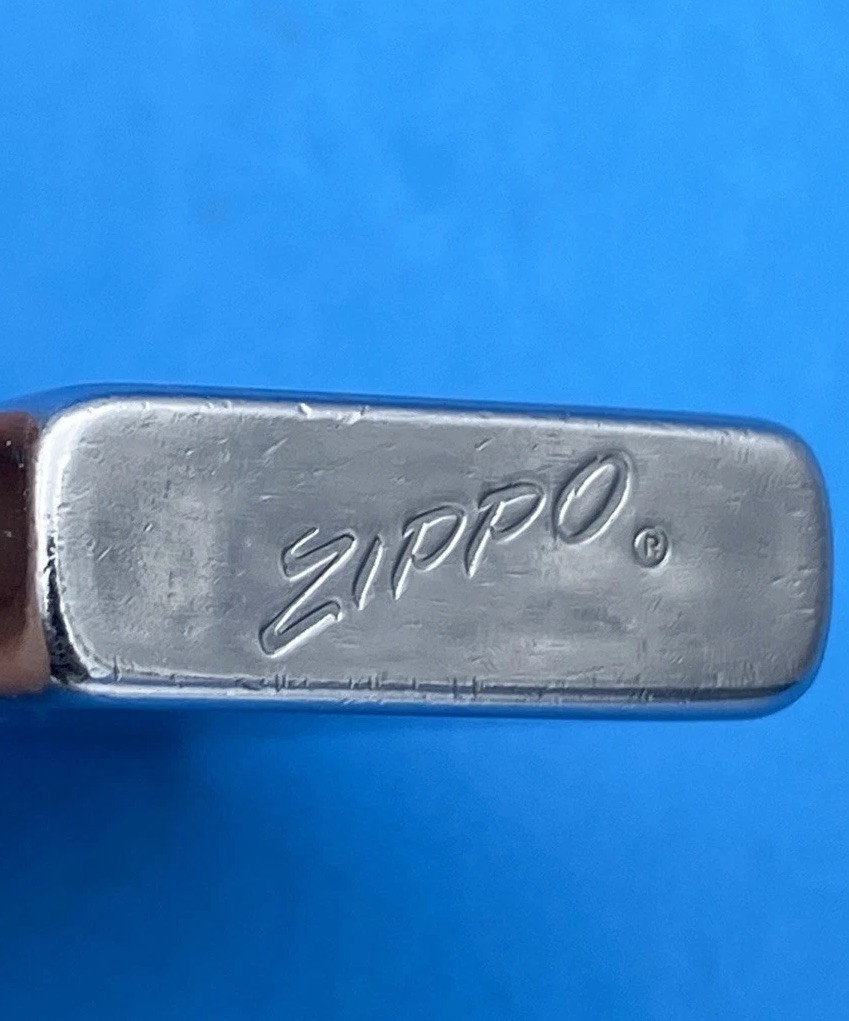Vintage 1956 Zippo Lighter USS United States Steel (Untested) - Image 8