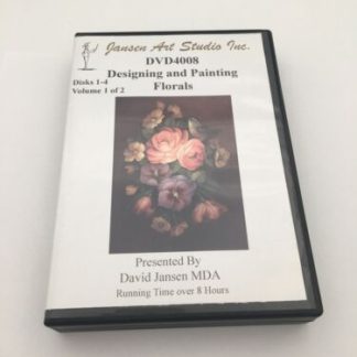 Jansen Art Studio Designing and Painting Florals Volume 1 of 2 DVD