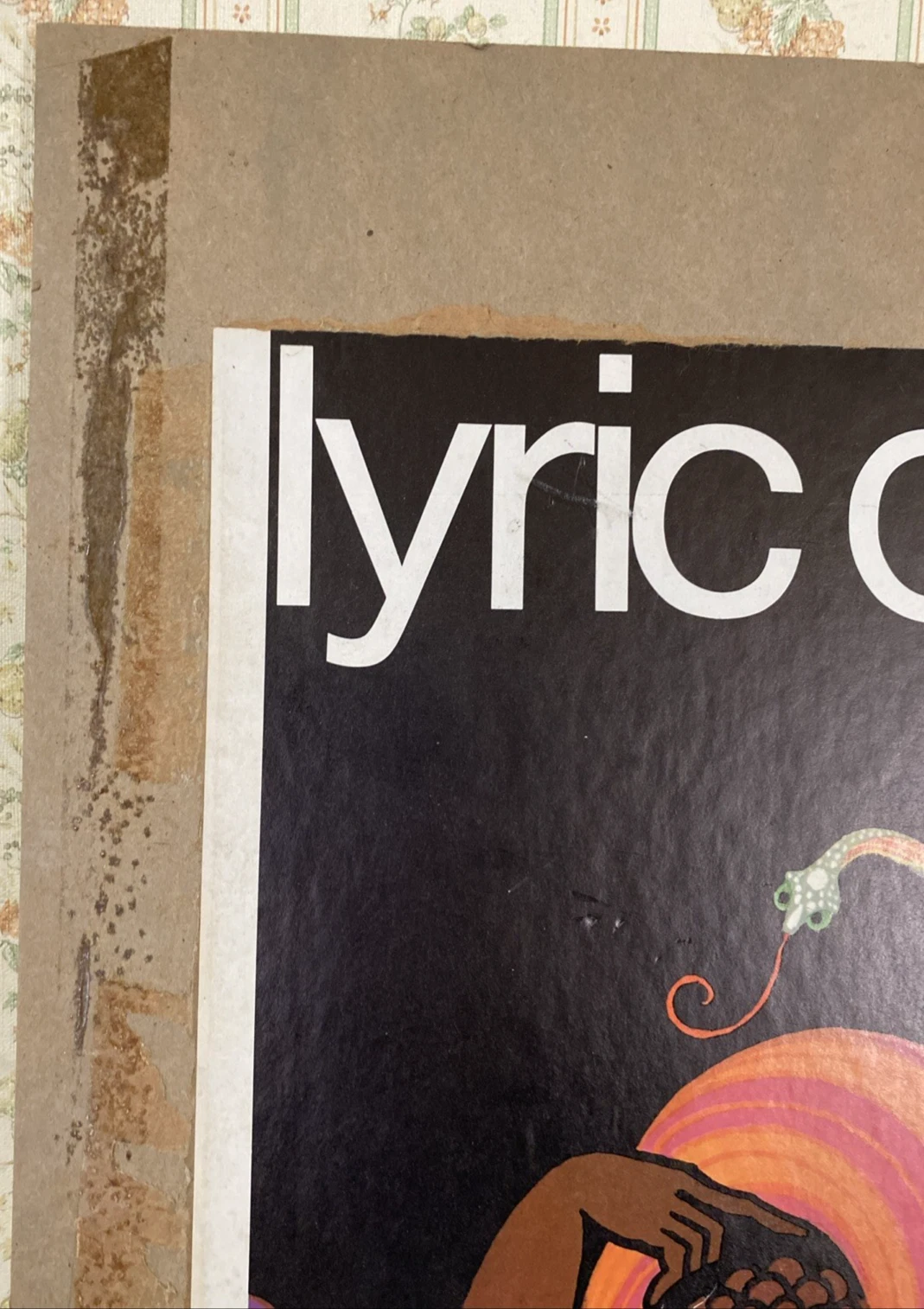 1968 Erté Lyric Opera 68 Vintage Original Chicago Poster Mounted to Board - Image 5