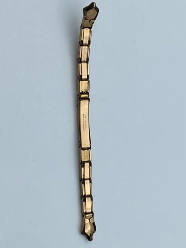 Art Deco 12k Gold-Filled Ladies Lustern Filigree Antique Watch Band - Image 5