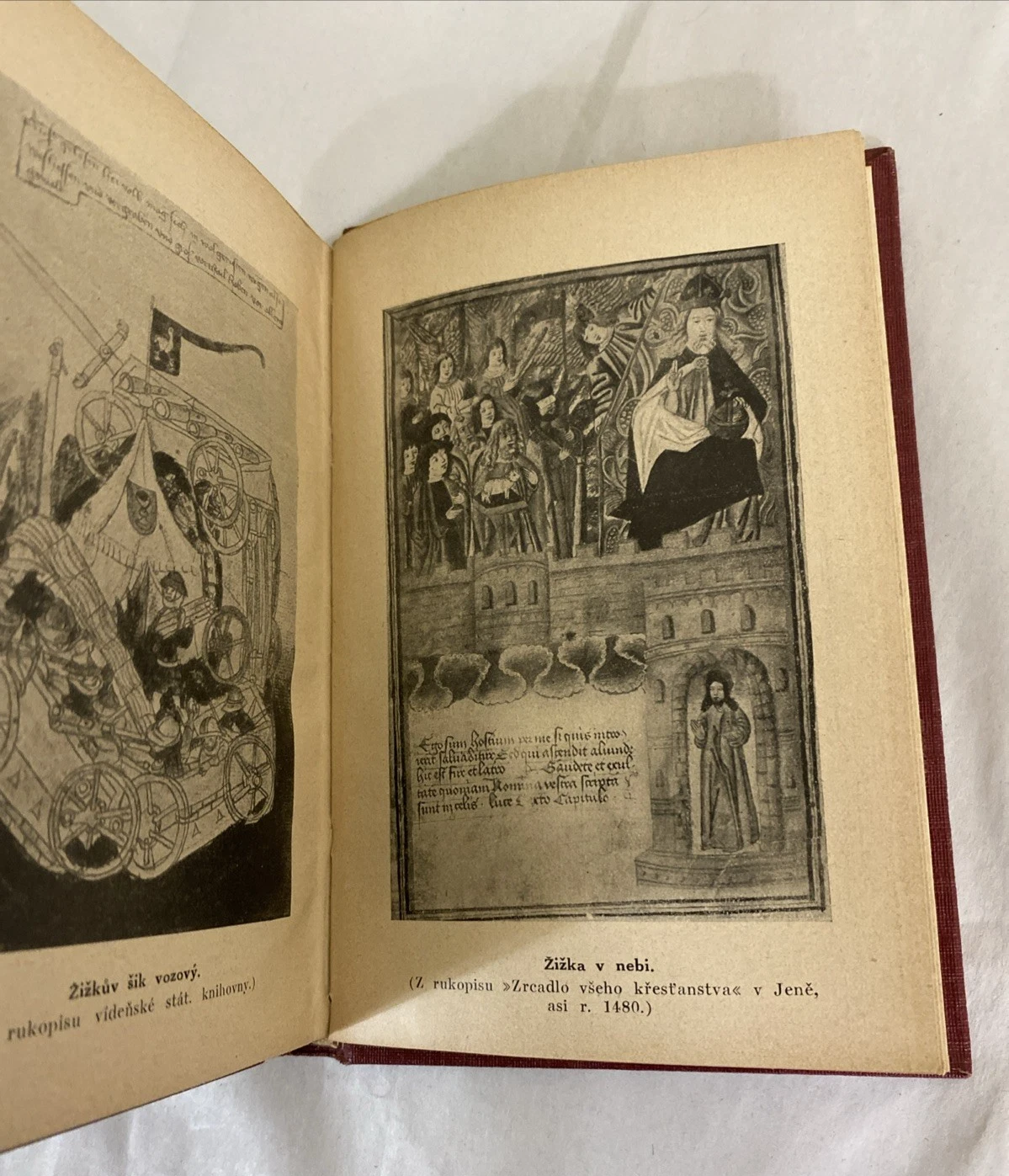 1924 Jan Žižka F.J. Čečetka Czech Hussite Biography Book Original Cloth - Image 8