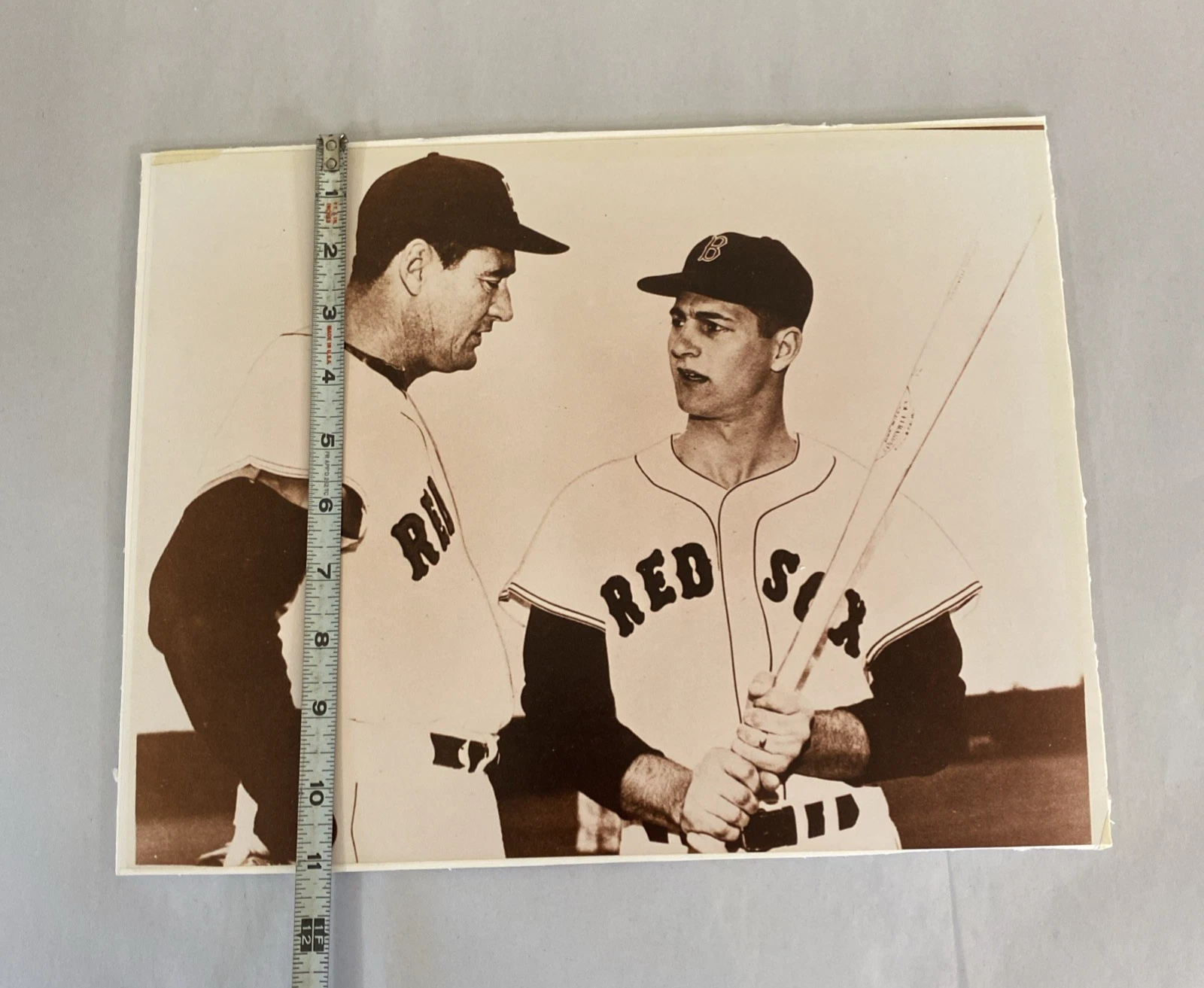 Ted Williams & Carl Yastrzemski 1961 Photo – Vintage Collection 14x11 w/ COA HOF - Image 4