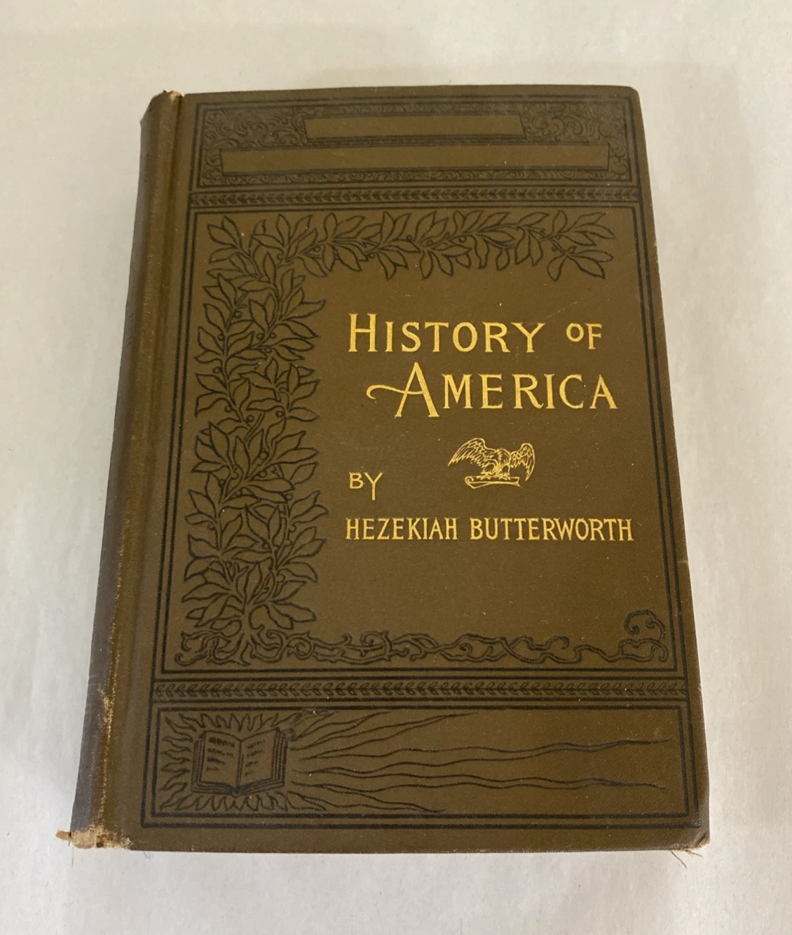Young Folks' History of America Rev & Enlarged by Butterworth c.1900 HC