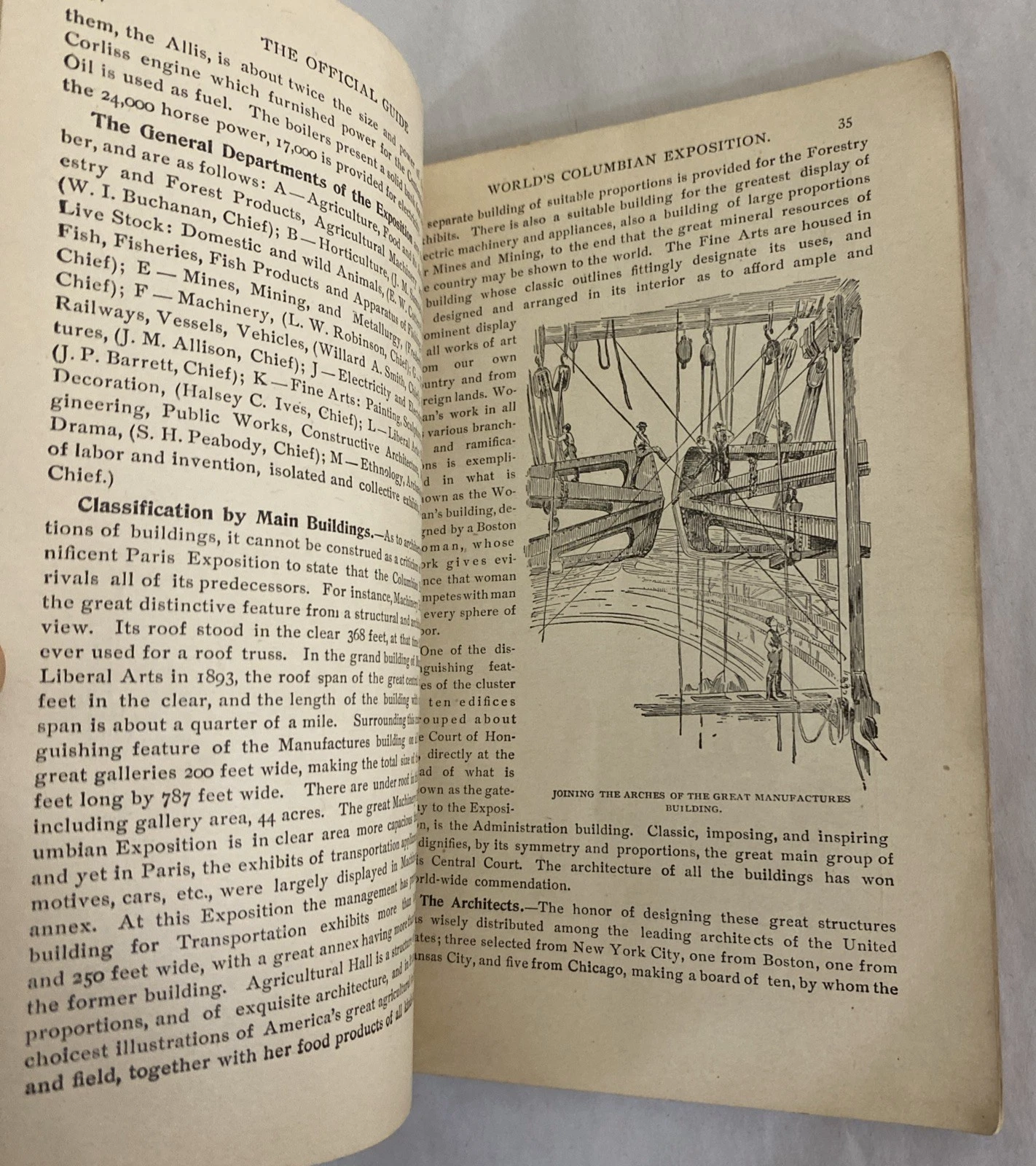 1893 Official Guide World's Columbian Exposition Chicago World's Fair Flinn Hdbk - Image 12