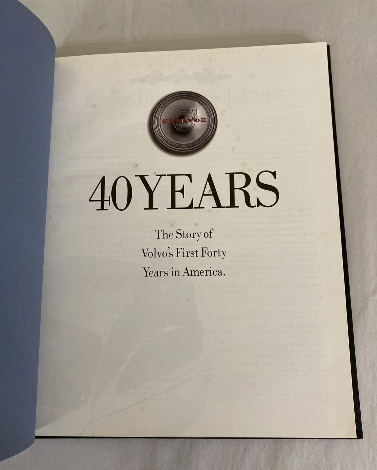 Volvo 40 Years in America Limited Edition 70/100 1995 Hardcover History RARE VIP - Image 5