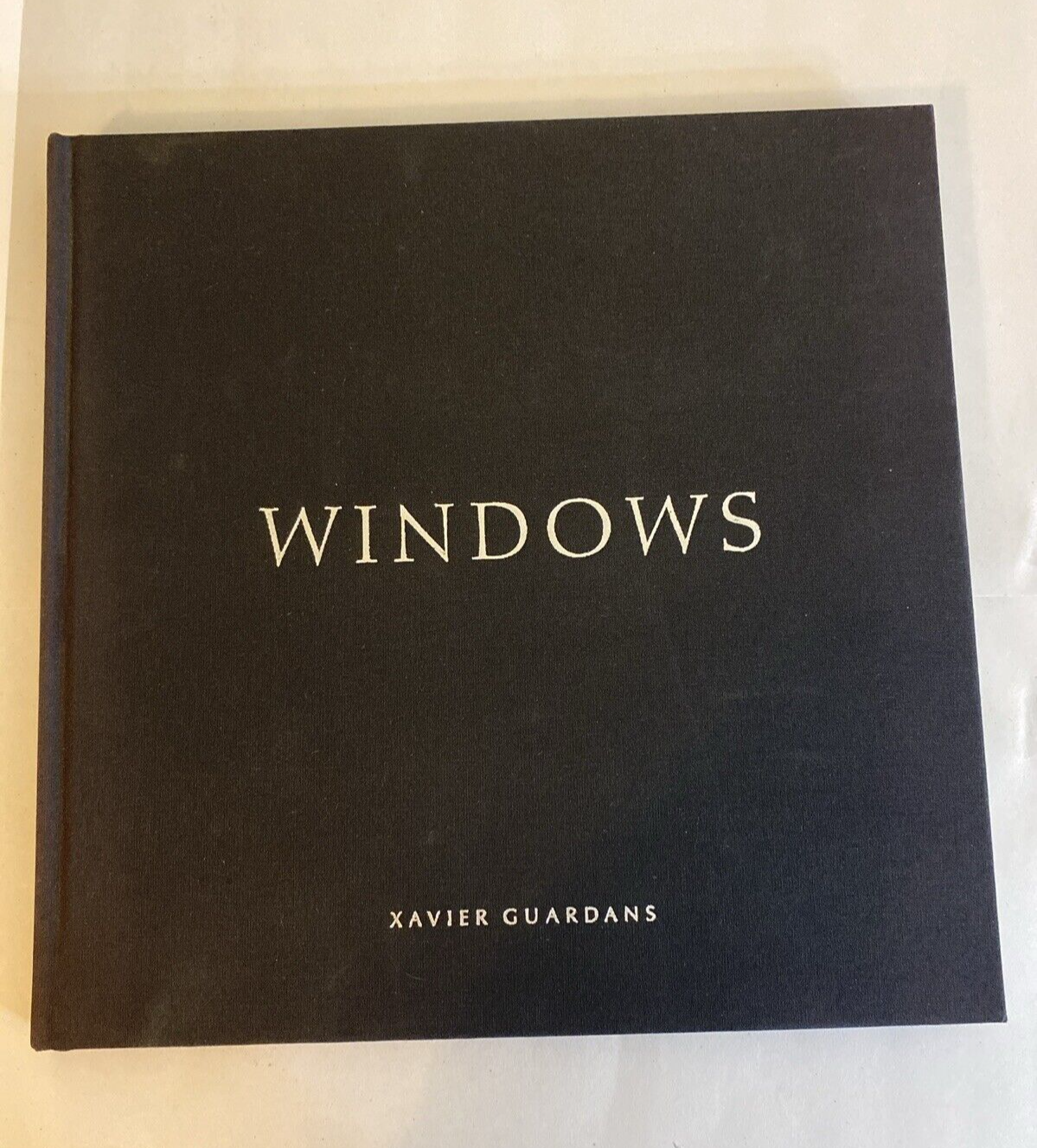 Windows Photography Book, with inscribed card from Xavier Guardans