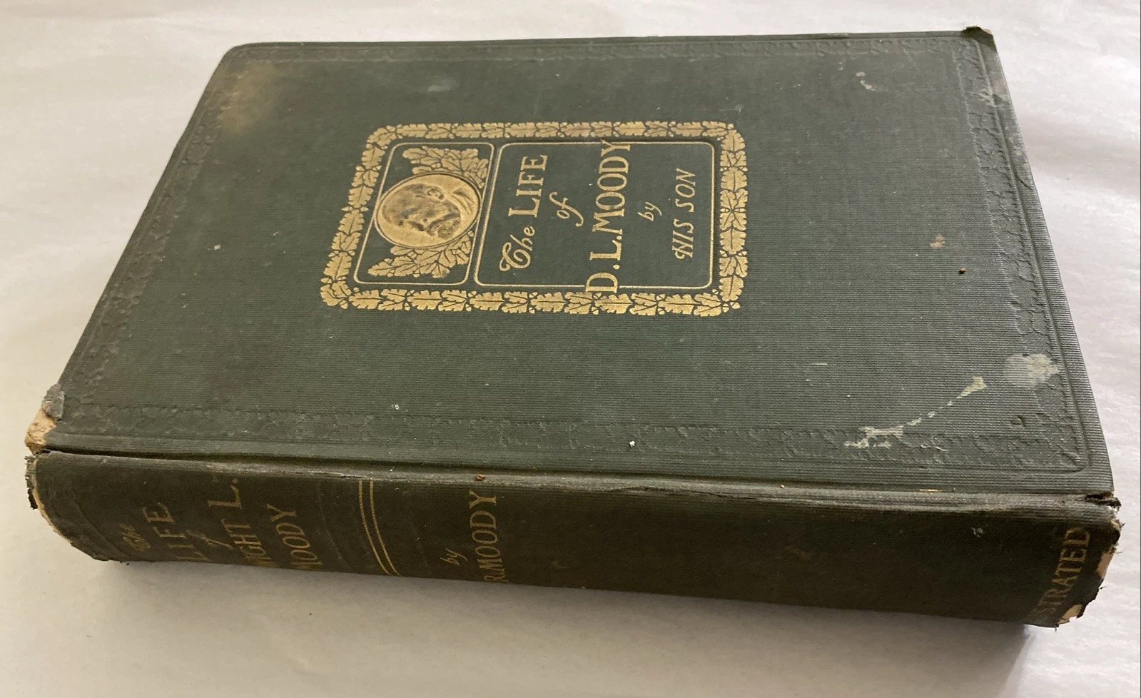 1900 Life of Dwight L Moody by His Son 1st Authorized Illustrated Revell HC Biog - Image 2