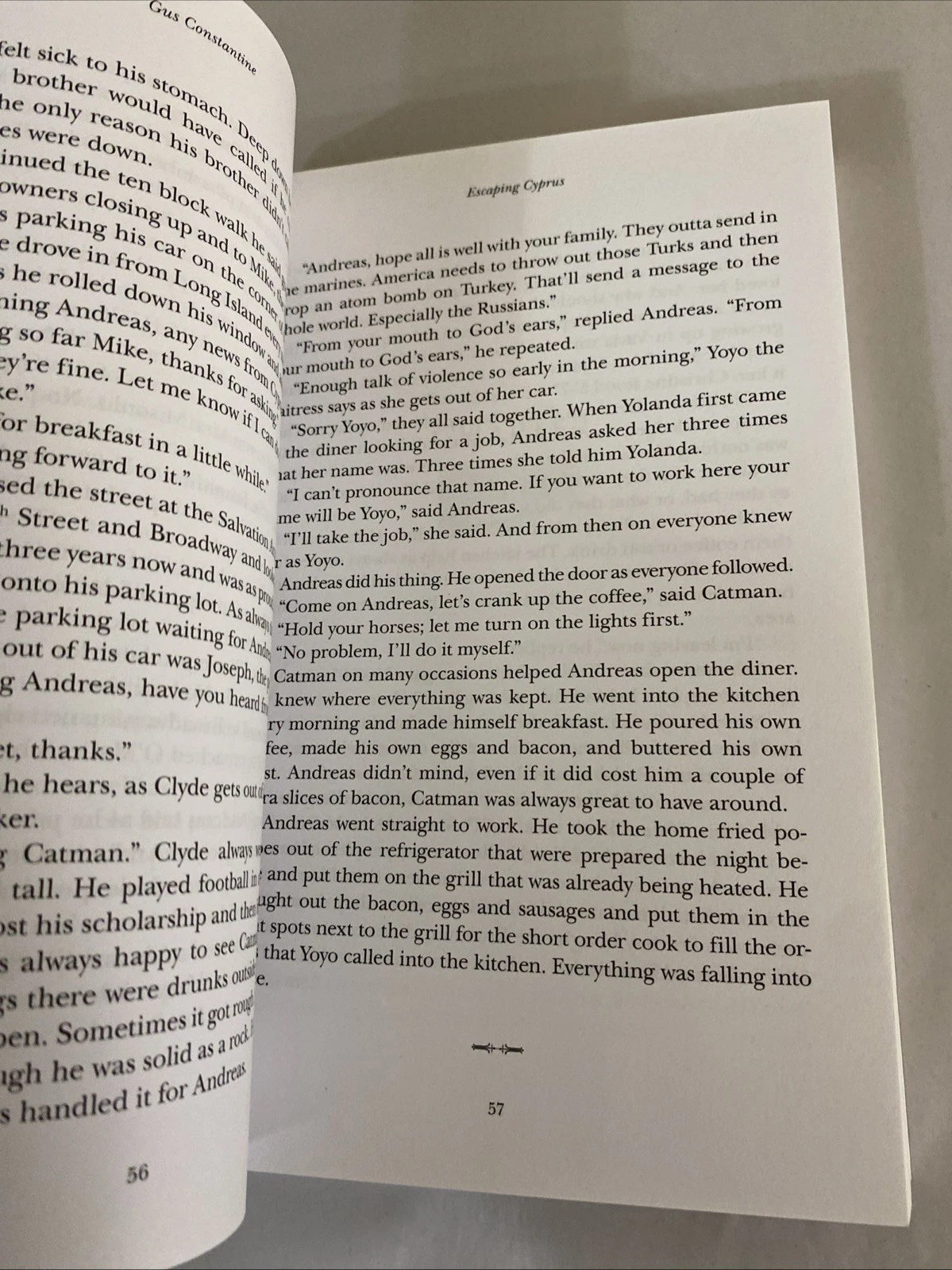 Escaping Cyprus - Paperback By Constantine, Gus - 2016 - SIGNED - Image 4
