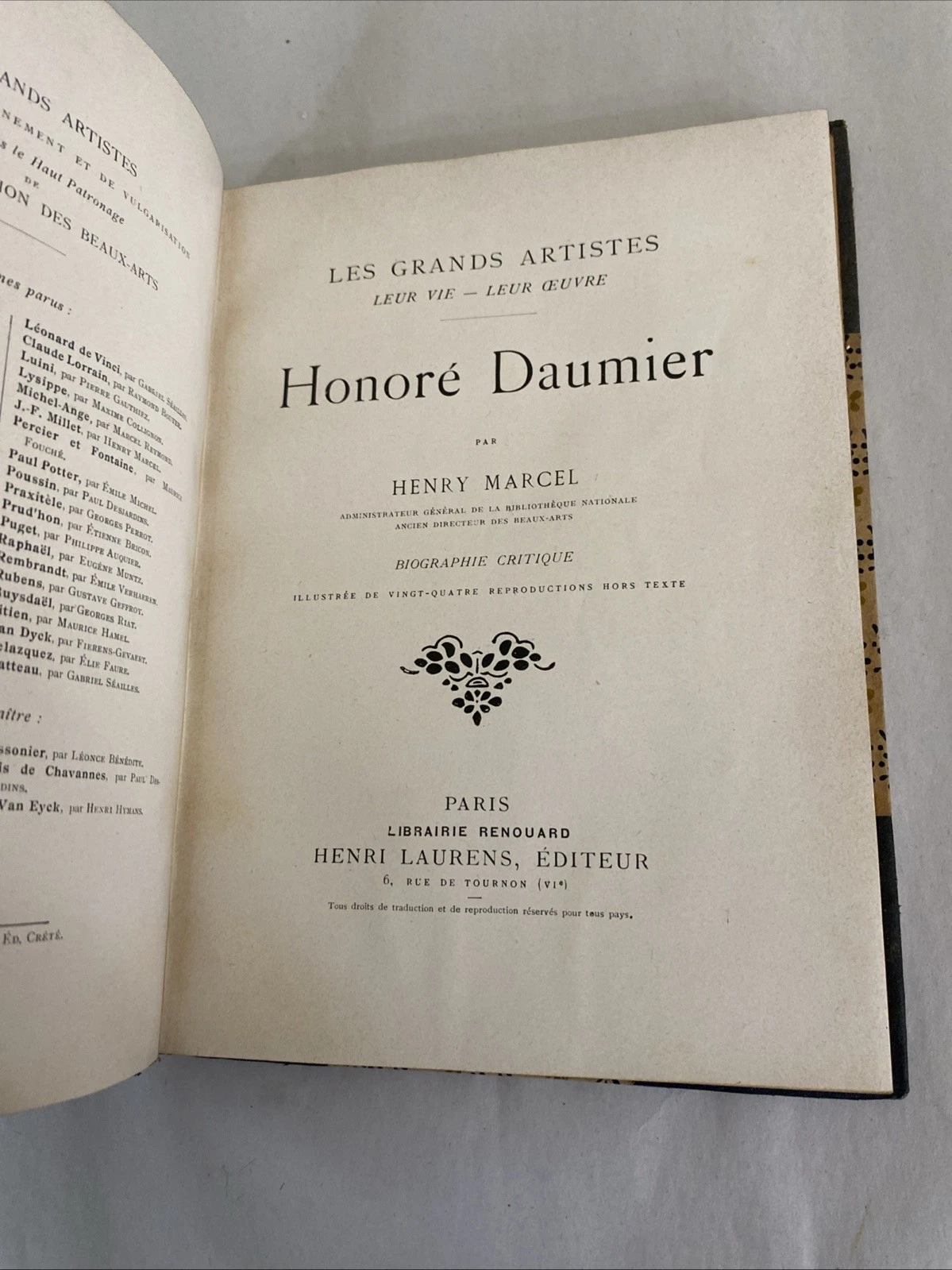Honoré Daumier Biographie Critique Henry Marcel Les Grands Artistes Leather 34pl - Image 10