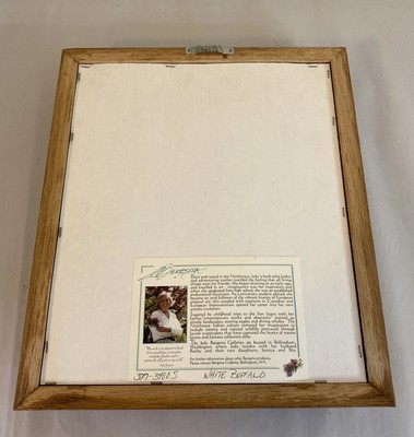 Jody Bergsma Signed Art Shadow Box White Buffalo Matted Print - Image 7