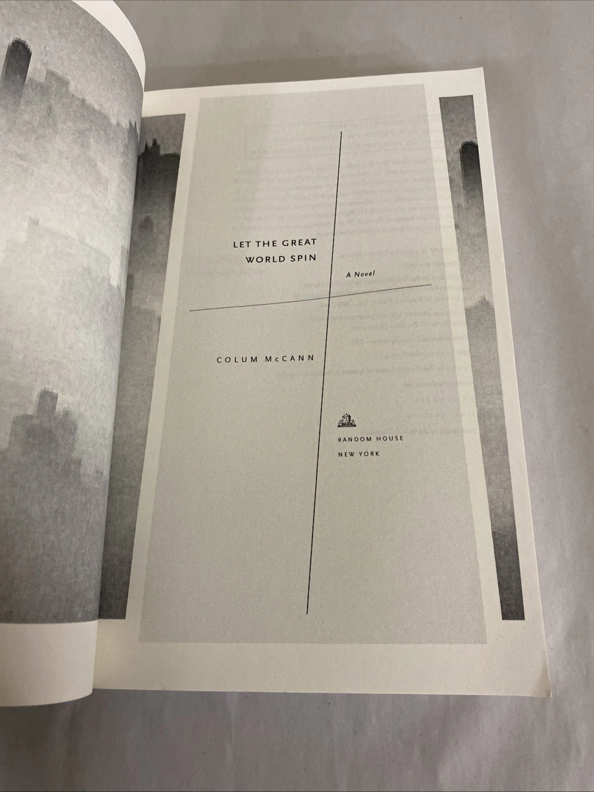 Let the Great World Spin Uncorrected Proof 2009 Random House 1st Ed ARC w Letter - Image 4