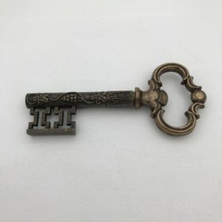 Vintage Brass Bottle Opener Bar Wine to Beer Key Cork Screw In Vino Vita Heart