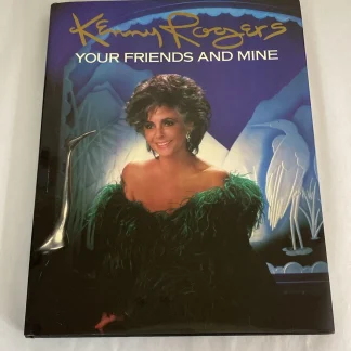 Kenny Rogers Signed First Ed 1987 Your Friends and Mine + 2000 Provenance Letter