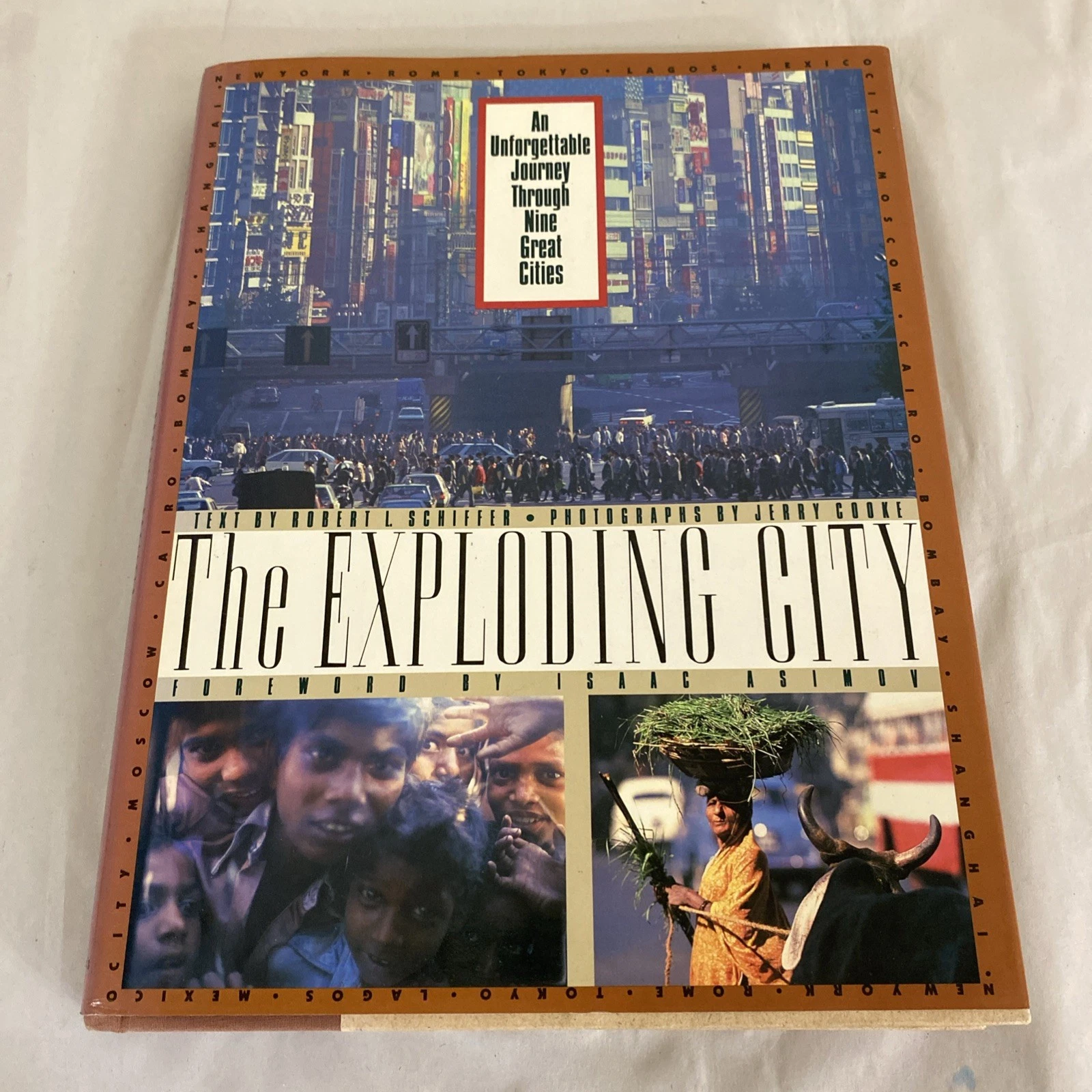 The Exploding City 1989 1st HC/DJ Inscribed Schiffer Asimov Foreword