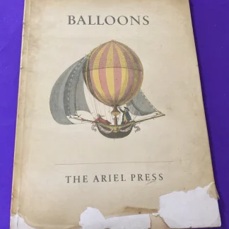 1956 Ariel Press Balloons Portfolio C H Gibbs-Smith 12 Color Plates